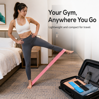 Resistance Loop Bands Set for Leg Training, Fitness, and Rehabilitation - 3-Pack Progressive Resistance