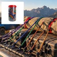 20 Pieces Bungee Cord Bucket Set Elastic Bungee Cords Fastening Gear for Luggage