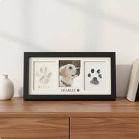 Animal Footprint Print Frame Set with-Clean-Application Impression Pad Animal Footprint Print Frame Clean and Easy for Office Desk