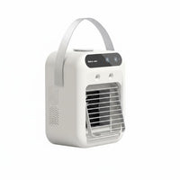Twin Spray Mist Air Cooler Rapid Cooling Mini Air Cooler Compact Size Misting Fan Lightweight for Students, Office Workers, Dorm Room, Desk