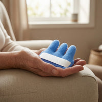 Soft Hand Rehabilitation Pad Luxuriously Soft Rehabilitation Pad with Strap Lightweight Contracture Cushion Comfortable for Stroke Survivors, Elderly, Home Treatment