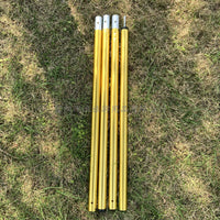 Heavy-Duty 32mm Aluminum Alloy Tent Poles for Outdoor Canopy & Awning Support, 4-Section Detachable, 2.8m Length