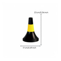6 Pieces Long-Lasting Flat Top Cone Stable Base Soccer Training Cone Bright Colors Field Marker High Visibility for Beginners