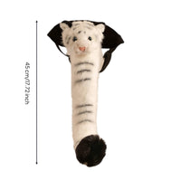 Soft Tiger Tail with Waist Strap Striped Wearable Tiger Costume Prop Authentic for Kids, Entertainers
