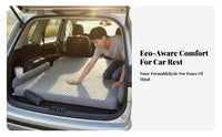 Easy To Inflate Car Air Mattress Portable Back Seat Sleeping Mattress Comfortable Car Travel Sleeping Pad Waterproof for Travelers, Road Trippers, Outdoor Enthusiasts, Long-Distance Driving, Camping