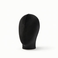 Mannequin Head with Stand Textile-coveredCovered Mannequin Head Hat Display Stand Upright Freestanding for Retailers