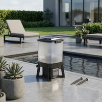 Timed Automatic Pond Aquatic Feeder Programmable Automatic Aquatic Food Dispenser for Koi Hobbyists, Backyard Gardens