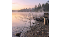 Fishing Tripod Stable Fishing Rod Tripod with Multiple Rod Slots Heavy Duty for Anglers