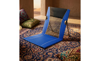 Mesh Backrest Reclining Fold-Flat Chair Aluminum Alloy Frame Portable Camping Chair Oxford Cloth Camp Seat