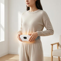 Adjustable Strap Wearable Belt Massager Handsunrestricted Waist Massager Portable Vibrating Waist Belt Compact