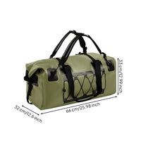 Rolled Roll-Top Waterproof Duffel Welded Construction Travel Duffel Bag Simple to Carry Heavy Duty Waterproof Equipment Bag