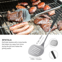 Golf Club Style BBQ Tool Set with PP Handle - 4-Piece or 6-Piece Grilling Utensil Kit