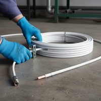 Pure Copper Coaxial Cable SYWV75-5 for TV Video Signal, 100/200m, Flame Retardant PVC