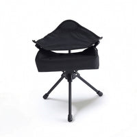 Swivel Camping Stool Lightweight Rotating Stool with Storage Bag Compact Collapsible for Campers, Fishing, Outdoor Activities
