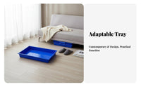 Shallow Rectangular container Space-Saving slim-line Underbed Container for educators