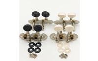 Tuning Machine Set with Screws Floral String Instrument Tuning Pegs Exposed Gear Tuner for Luthier