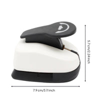 Handheld Hole Punch Easy to Use Hole Punch with Lever Heavy Duty for Crafters, Artists, Craft Rooms