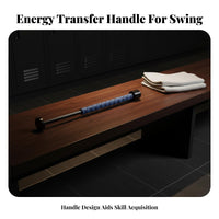 Ergonomic Design Golf Kinetic Energy Conversion Handle Portable & Compact Golf Swing Sound Feedback Coach Long-Lasting for Indoor Practice