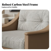 Modern Design Upholstered Tub Armchair Wrap-Around rearrest Upholstered relaxation Chair firm density Foam padding Lounge Seating Textured Upholstery for Business Owners, Interior Designers, Lobby, Office, Living Room, Bedroom
