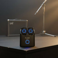 Low Latency 5.8G Wireless Audio Transmitter Receiver Wide Compatibility Guitar Wireless Audio System Plug and Play Rechargeable Dock for Performers, Classroom