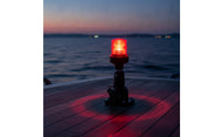 Marine LED Navigation Light 360-Degree Boat Light with Adjustable Base