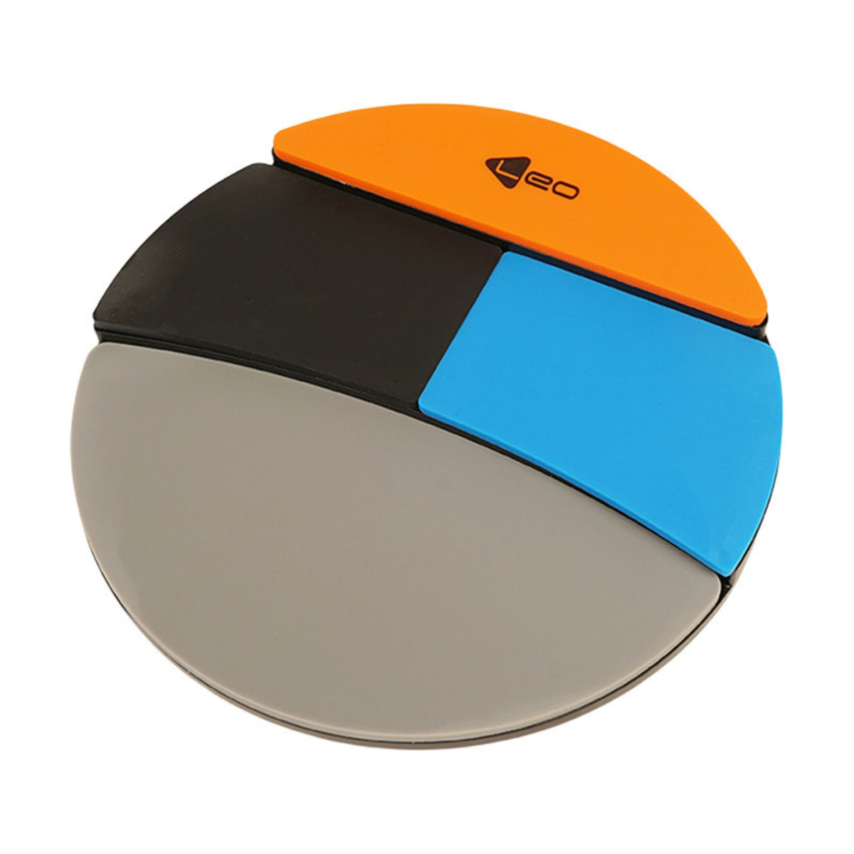 Muted Drum Practice Pad Quiet Drum Practice Pad with Segmented Surface 3-Layer Long-Lasting for Beginners