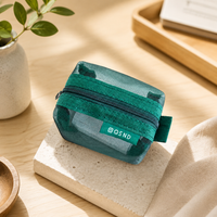 Mesh Storage Pouch, Digital Accessories Zip Pouch for Power Adapter & Cables, Fine Mesh Travel Cable Organiser