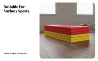 Judo Mat Non-Slip Tatami Mat Cushioning Support Grappling Floor Tile for Fighting Artists, Wrestlers, Competition Venue, School, Workout