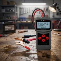 12V 24V Battery and Alternator Tester Digital Automotive Battery Tester Portable Compact for Mechanics, Car Owners, Roadside Troubleshooting