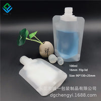 10-Pack 100ml Squeeze Pouches for Gouache Paint Refills, Portable DIY Art Pigment Dispensing Bags