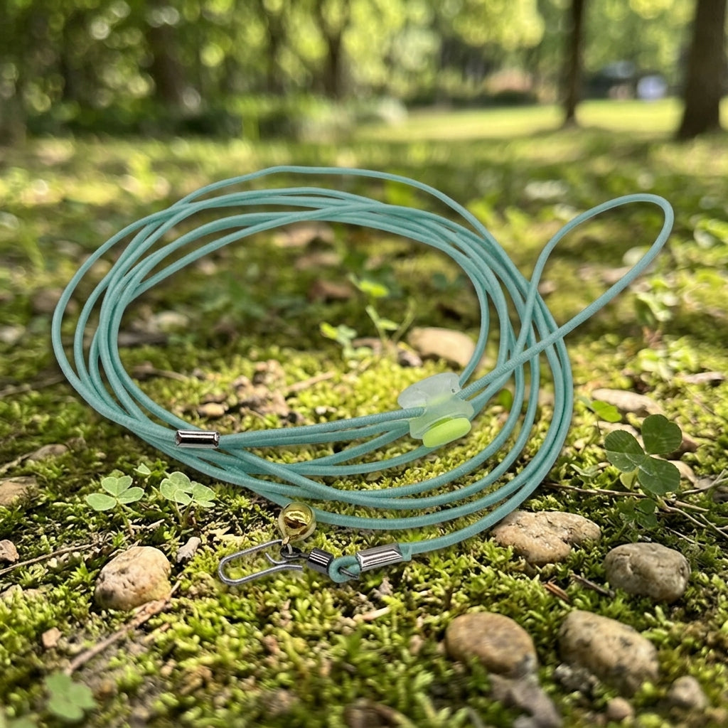 Parrot Leash and Flying Leash with Latex Elastic Rope, Pet Bird Leash with Alloy Foot Band, 4 Meter Parrot Training Leash for Bird Outdoor Activity