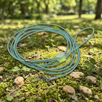 Parrot Leash and Flying Leash with Latex Elastic Rope, Pet Bird Leash with Alloy Foot Band, 4 Meter Parrot Training Leash for Bird Outdoor Activity