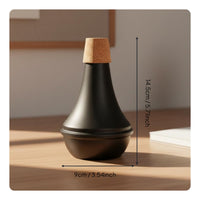 Aluminum Trumpet Mute Cork Protector Trumpet Practice Mute Lightweight Musical Instrument Accessory for Apartments