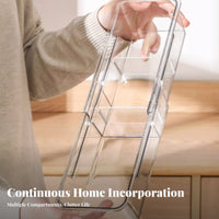 interlinking container Set personalizedizable Layout Drawer Divider Easy to Clean for Vanity