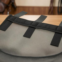 Horse Nose Mask Hook-and-Loop Breathable Horse Muzzle Cover Fly Mask Reinforced Trim