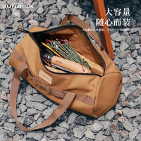 Mountain Guest Camping Tent Stake Bag Cylindrical Stake Storage Pouch Handheld Organizer Tool Bag