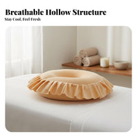 Pressure Relief U-Shaped Face Pillow Ergonomic Support Memory Foam Face Down Pillow Soft & Comfortable for Beauticians, Medical Facility