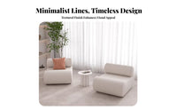Curved configurable Sectional Nordic design Sofa Creamy cream Living Room Furniture for Business Owners, Homeowners, Reception Area, Office, Large Apartment
