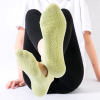 Non-Slip Silicone Grip Yoga Socks for Women Pilates Barre Fitness Dance