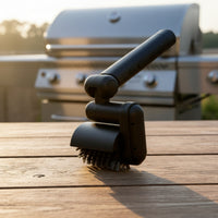 Cordless Electric Grill Brush Waterproof Grill Cleaning Brush with Roller Head High-Speed Electric BBQ Cleaner Stainless Steel for Camping