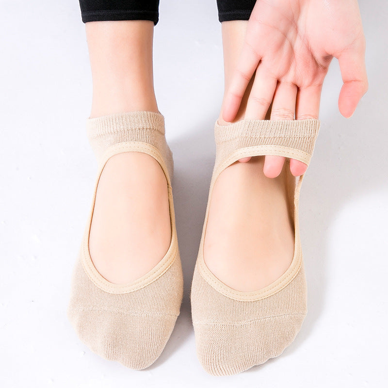 Non-Slip Silicone Grip Yoga Socks for Women Pilates Barre Fitness Dance