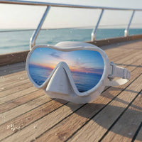 Dry Snorkel Facepiece Silicone Snorkeling Facial Covering Reinforced Glass Water Sport Equipment