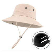 UPF 50+ Wide Brim Fisherman Hat EN1078 Certified Safety Bump Cap Hat Lightweight Outdoor Headwear Long-Lasting for Women, Beach, Hiking, Gardening