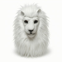 Lion Headpiece with Mane Realistic Lion Head Headpiece Latex for Theater Performances