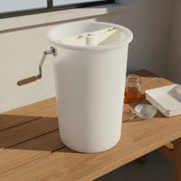 Food-Grade Material Manual 2 Frame Honey Extractor 18L Capacity 2 Frame Honey Extractor Easy to Clean Beekeeping Centrifuge Long-Lasting for Beekeepers