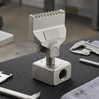 22 Holes Stainless Steel Air Blow Nozzle Flat Outlet Comb-Like Air Nozzle Compact Pneumatic Blow Metal Body