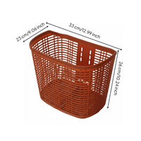 Large Capacity Front Cycle Basket Long-Lasting Front Handlebar Storage Basket Multi-Functional for Commuting