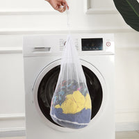 Thickened Mesh Laundry Bag with Drawstring for Delicates