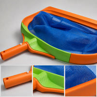 Reinforced Swimming Pool Net Wide Opening Pool Cleaning Net Handheld Skimmer with Mesh Bag Easy to Use for Spas, Ponds