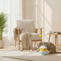 Wobbling Electric Cat Toy Battery-Operated Cat Toy with Wand Rotating Compact for Indoor Cats